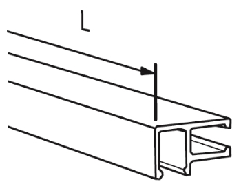 Top Seal Strip - Model PGA-030 CAD Drawing